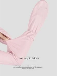 Mangas de brazo seda de hielo protección solar ciclista para verano - Rosa - Ver 5