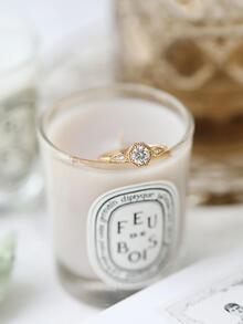 Một chiếc nhẫn vàng đơn giản bằng bạc S925 cổ điển dành cho nữ, mang đến cảm giác độc đáo, quyến rũ, thanh lịch, đậm chất retro, như một món quà trang sức ý nghĩa. - Vàng - Xem 4