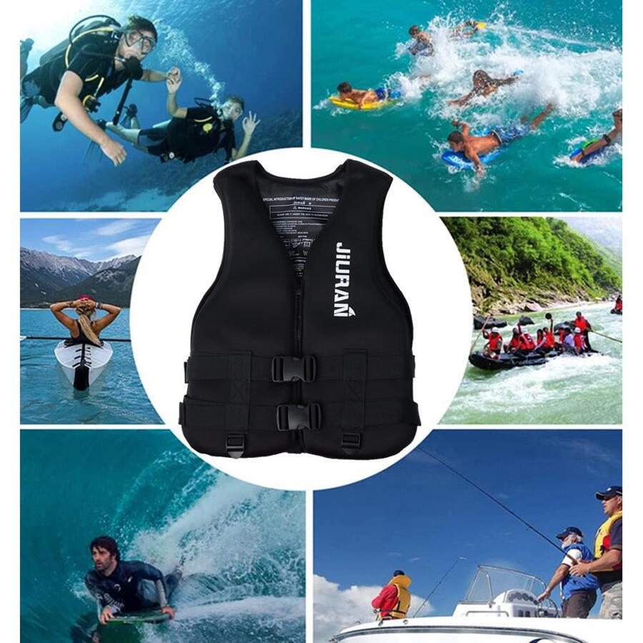 Life Jackets Vest, Adult Adjustable Safety Breathable Swimming Vest for