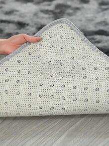 1入組紮染毛茸茸地毯 - 彩色 - 查看 11