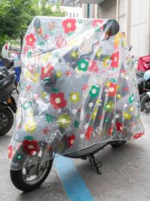 Bạt Phủ Xe Máy Họa Tiết Hoa - Trong sáng - Xem 2