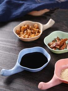 1入組塑膠調料碟 - 白色 - 查看 3