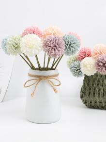 5入組30CM擬真花蒲公英球菊花假花客廳盆花安排婚禮裝飾 - 淺藍色 - 查看 4