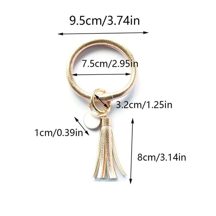 מחזיק מפתחות קסם ציצית 1 יחידה - שמפניה - ראה 5