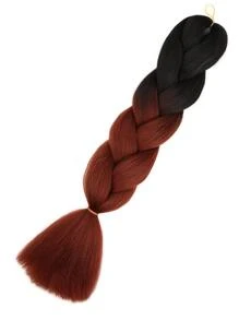 件裝大號編織頭髮 24 英寸適合婦女和兒童日常假期和角色扮演編織服裝黑棕色多色時尚合成頭髮鉤針接髮實用而靈活的高溫頭髮 - 彩色 - 查看 7