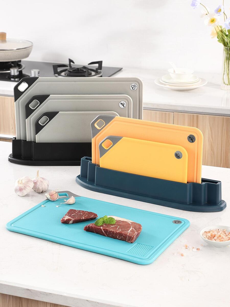 1入組/3入組素色多功能砧板 - 黃色 - 查看 1