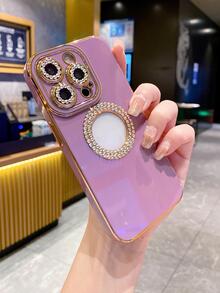 Funda para móvil con diseño de diamante de imitación