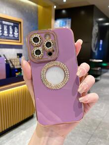 Funda para móvil con diseño de diamante de imitación