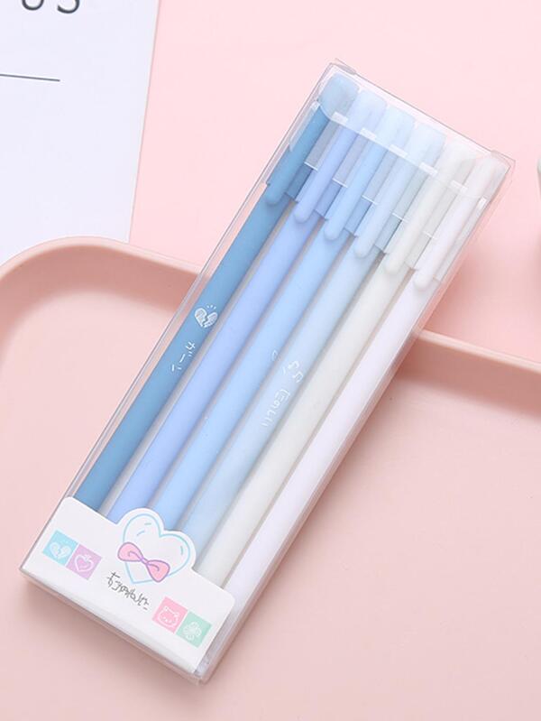 6pcs Mixed Color Gel Pen