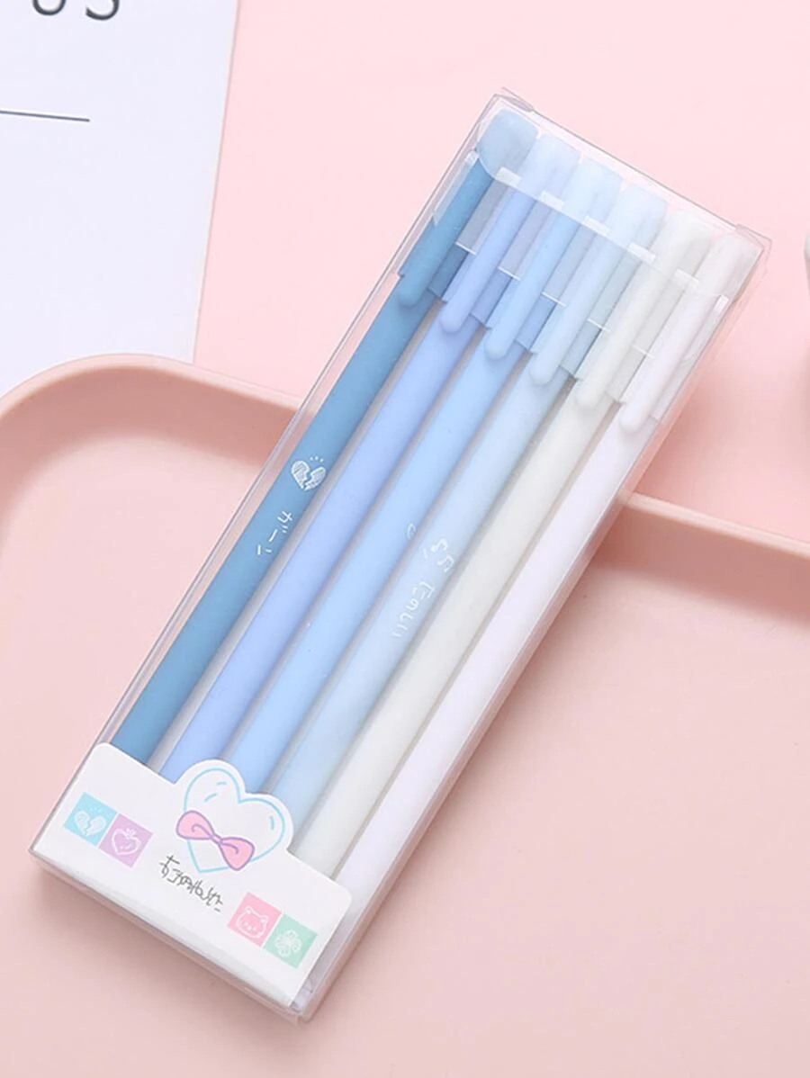6pcs Mixed Color Gel Pen