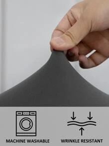 1/2 Pcs Solid Color Split Office Chair Cover, Modern Minimalist Polyester Split Office Chair Slip Cover Suitable For Office, Study Room, Home Use