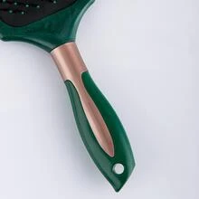 1pc PP Wide Tooth Comb, Modern Portable Hair Comb For Daily Life - Green - View 8