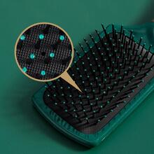 1pc PP Wide Tooth Comb, Modern Portable Hair Comb For Daily Life - Green - View 9