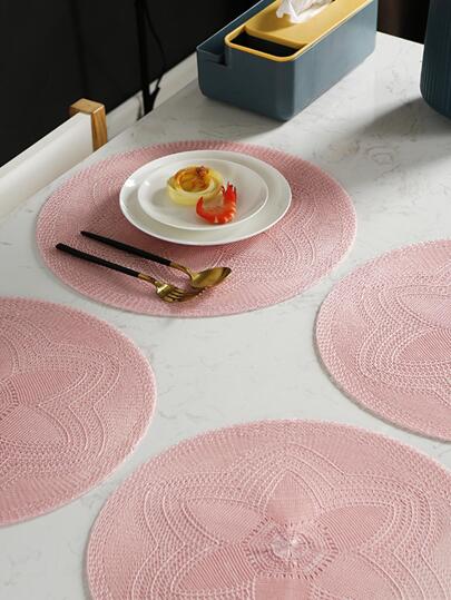 1 pieza Mantelito individual con diseño flor