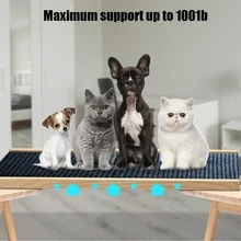 Dog Ramp for Bed Car Ramp Folding Pet Ramp Dog Stairs Cat Ramp Portable Dog Step - Black - View 6