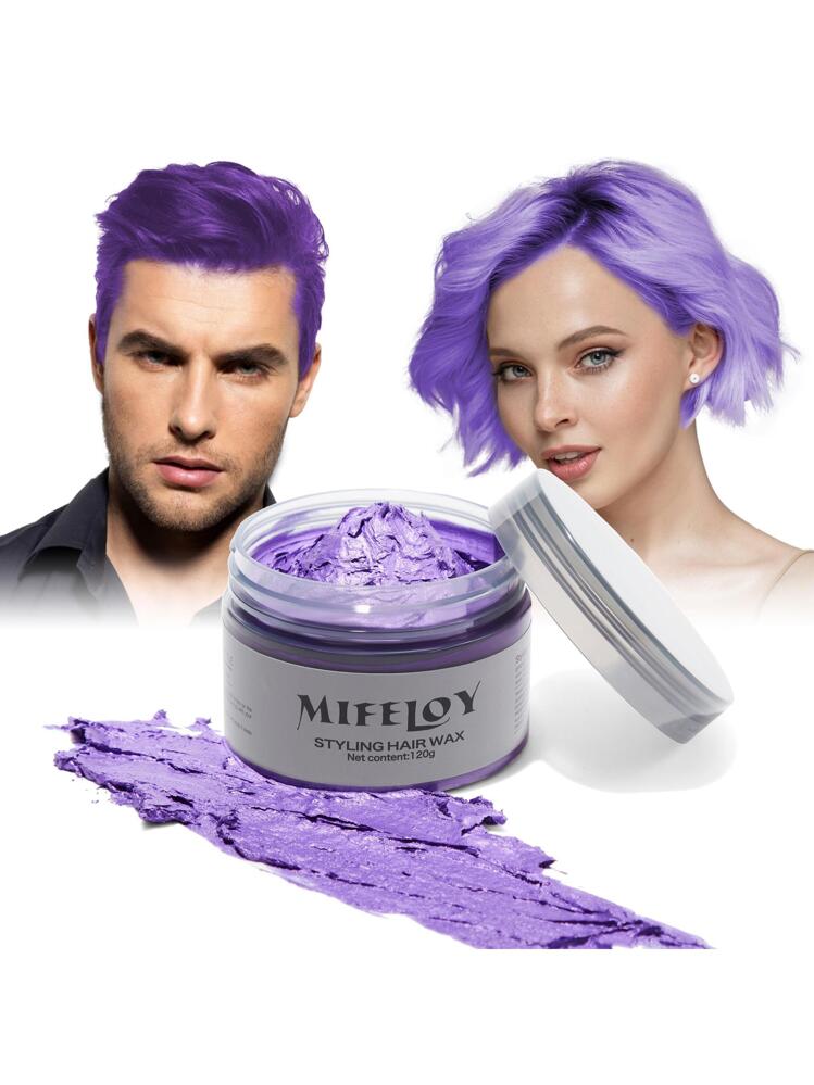 Temporary Hair Color Wax 4.23 Oz, Instant Natural Hairstyle Cream
