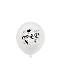 12入組/套乳膠氣球，畢業派對用現代字母圖形裝飾氣球 - 彩色 - 查看 4