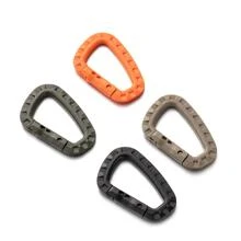 Plastic Outdoor Mountaineering Carabiner - Black - View 4
