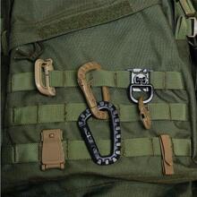 Plastic Outdoor Mountaineering Carabiner - Black - View 5