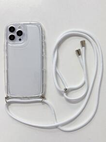 透明手机壳带挂绳，国际版，非国内版 - 無色 - 查看 5
