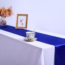 1入組簡約風格素色北歐風格桌子旗合適的適用於各種各樣節日桌子裝飾用品 - 薄荷綠 - 查看 2