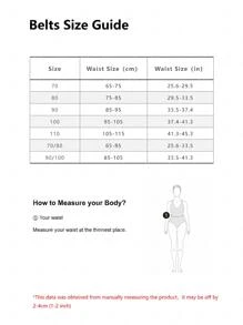 1入組女士心形搭扣休閒皮帶適用於日常生活