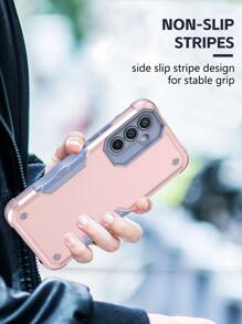 Ốp điện thoại chống rơi bằng nhựa PC phối màu, phiên bản quốc tế, không phải phiên bản nội địa. - Hoa hồng vàng - Xem 7