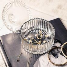 280ml Candy Sweet Glass Storage Jar Sturdy With Lid Office Decoration Interior - Clear - View 7