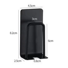 1 Bàn Chải Đánh Răng & Giá Đựng Cốc Nước Rửa, Có Thể Đựng Bàn Chải Đánh Răng Và Cốc Trà Cùng Một Lúc - màu đen - Xem 2