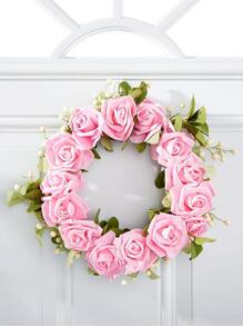 20 件多色泡沫玫瑰花头人造玫瑰花束手工制作婚礼家居装饰节日派对剪贴簿、情人节、礼物 - 粉色 - 查看 4