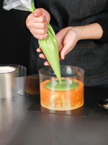 1pc PET Cake Rim, Minimalist Clear Cake Surrounding For Baking - Clear - View 2