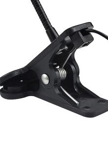 WeiXuan 1 pieza USB clips escritorio lectura negro - Negro - Ver 6