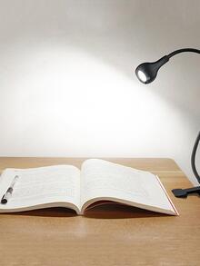 WeiXuan 1 pieza USB clips escritorio lectura negro - Negro - Ver 10