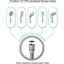 1 vòi tắm bằng thép không gỉ - Bạc - Xem 3