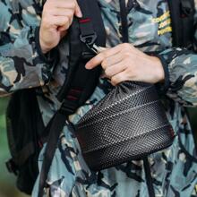 露营炊具套装 户外锅具餐具套装 烹饪水壶 平底锅 旅行餐具 远足野餐装备 - 黑色 - 查看 7