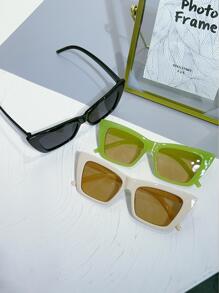 3 cặp kính thời trang mắt mèo nữ dùng ngoài trời - Nhiều màu - Xem 2