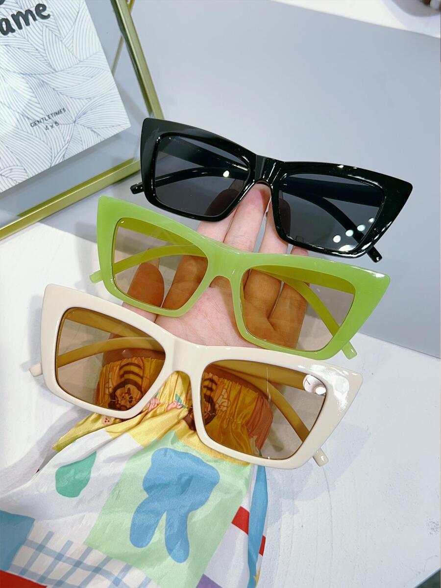 3 cặp kính thời trang mắt mèo nữ dùng ngoài trời - Nhiều màu - Xem 1