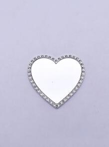 Valentinstags-Handyanhänger, 1 Stück Strass-Dekor selbstklebender Spiegel für Handyhülle