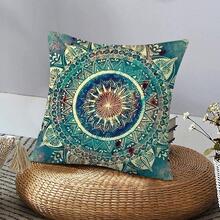 1 Mandala In Đệm Không Chất Độn, Vải Hiện Đại Trang Trí Ném Gối Cho Gia Đình - Màu Hồng baby - Xem 4