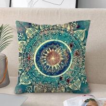 1 Mandala In Đệm Không Chất Độn, Vải Hiện Đại Trang Trí Ném Gối Cho Gia Đình - Màu Hồng baby - Xem 1