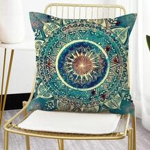 1 Mandala In Đệm Không Chất Độn, Vải Hiện Đại Trang Trí Ném Gối Cho Gia Đình - Màu Hồng baby - Xem 5