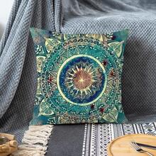 1 Mandala In Đệm Không Chất Độn, Vải Hiện Đại Trang Trí Ném Gối Cho Gia Đình - Màu Hồng baby - Xem 2