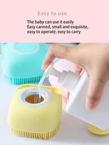 1 pieza Masaje Cepillo para aplicar champú - Azul - Ver 4