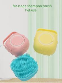 1 pieza Masaje Cepillo para aplicar champú - Azul - Ver 1