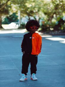 Toddler Boy Winter Coats - Naranja - Ver 1