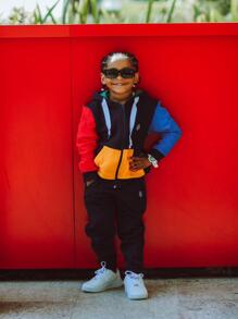 Toddler Boy Winter Coats - 綠色 - 查看 2