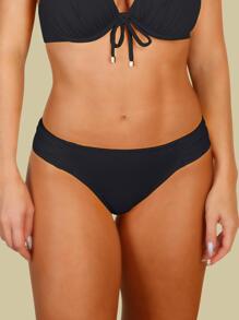 Women Bikini Bottoms - Black - View 1