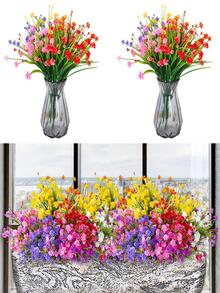 1pc Artificial Flower - Red - View 7