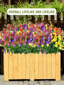 1pc Artificial Flower - Red - View 8