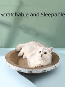 1 pieza Almohadilla doble textura diseño durable gato rascarse - Marrón - Ver 1